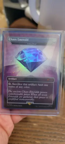 Purple Chaos Emerald (Lotus Petal) 7034 Sonic Secret Lair Bonus MTG NM - Image 4