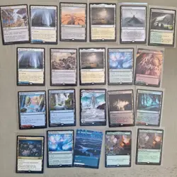 Magic The Gathering Rare Land Lot. Faceless Haven World Tree Celestial Colonnade - Image 1