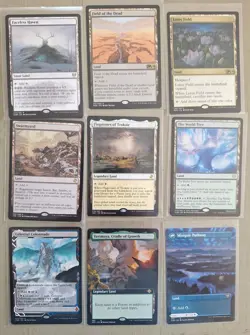 Magic The Gathering Rare Land Lot. Faceless Haven World Tree Celestial Colonnade - Image 2