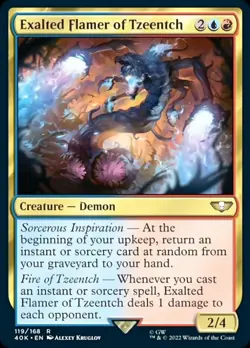 1 x Exalted Flamer of Tzeentch - Universes Beyond: Warhammer 40,000 - NM-Mint - - Image 1