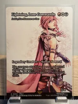 Lightning, Lone Commando / Isshin, Two Heavens as One - Final Fantasy - NM - MTG - Image 1