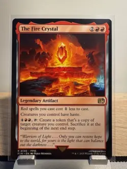 MTG - The Fire Crystal 0135 - Final Fantasy - Near Mint - Image 1