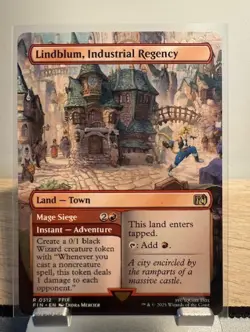 MTG Lindblum, Industrial Regency - 0312 Borderless - Final Fantasy - NM - Image 1