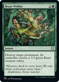1 x Beast Within - Commander: Dominaria United - NM-Mint - MTG - Image 1
