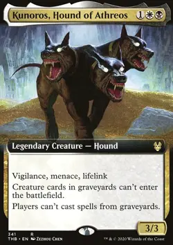 MTG Kunoros, Hound of Athreos (341/372) Theros Beyond Death NM - Image 1