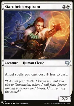MTG Magic the Gathering Starnheim Aspirant (586/1027) The List NM - Image 1