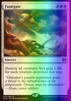 MTG Magic the Gathering Fumigate (15p/82) Kaladesh Promos LP FOIL - Image 1