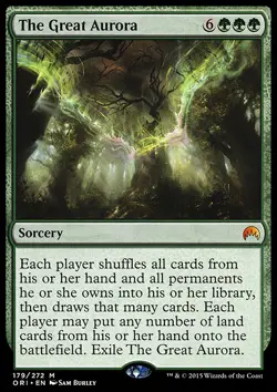 MTG Magic the Gathering The Great Aurora (179/308) Magic Origins LP - Image 1