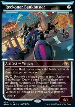 MTG Magic the Gathering Reckoner Bankbuster (404/574) Kamigawa Neon Dynasty NM - Image 1