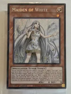 Maiden of White SDWD-EN041 Secret Rare Yugioh Promo SEALED 1st Edition Mint - Image 2