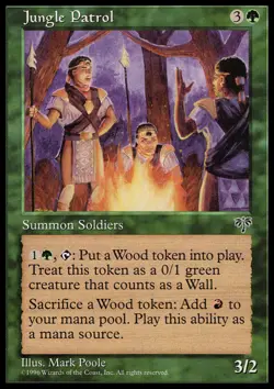 MTG Magic the Gathering Jungle Patrol (223/351) Mirage LP - Image 1