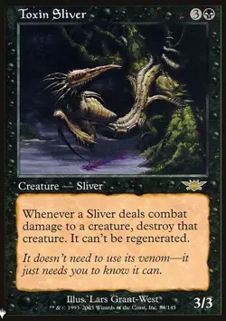 MTG Magic the Gathering Toxin Sliver (798/1703) Mystery Booster NM - Image 1