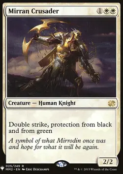 MTG Magic the Gathering Mirran Crusader (178/1703) Mystery Booster NM - Image 1