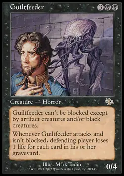 MTG Magic the Gathering Guiltfeeder (68/143) Judgment LP - Image 1