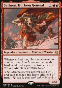 MTG Magic the Gathering Sethron, Hurloon General (25/496) Jumpstart NM - Image 1