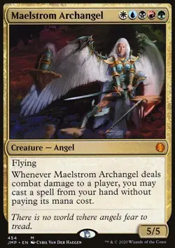 MTG Magic the Gathering Maelstrom Archangel (454/496) Jumpstart NM - Image 1