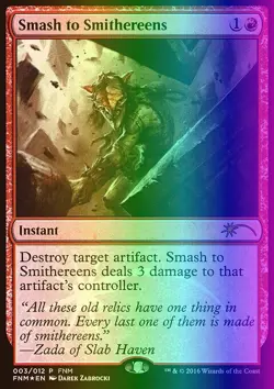 MTG Smash to Smithereens (3/12) Friday Night Magic 2016 LP FOIL - Image 1