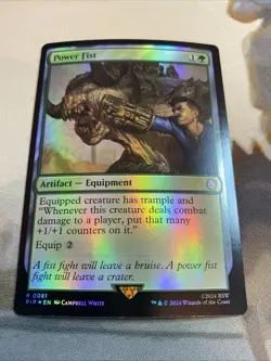 Power Fist FOIL - Universes Beyond: Fallout (PIP) NM - Image 2