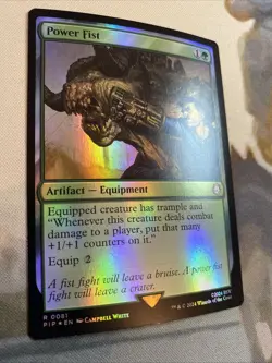 Power Fist FOIL - Universes Beyond: Fallout (PIP) NM - Image 3