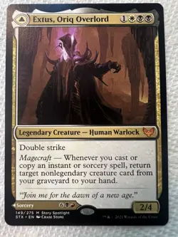 1x EXTUS, ORIQ OVERLORD Strixhaven MTG MT/NM STX EDH Commander Mythic Rare - Image 1