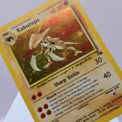 Pokemon TCG - Kabutops 9/62 Fossil Holo Rare WOTC 1999 - EXC - Image 1
