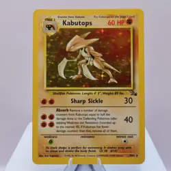 Pokemon TCG - Kabutops 9/62 Fossil Holo Rare WOTC 1999 - EXC - Image 2