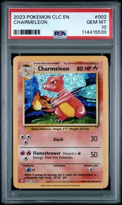 💎 PSA 10 2023 POKEMON CLC CLASSIC CHARIZARD & HO-OH ex DECK 002 CHARMELEON - Image 1