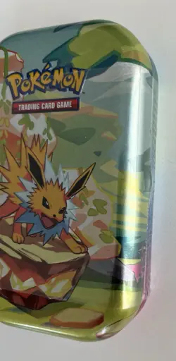 Pokemon TCG Scarlet Violet Prismatic Evolutions Jolteon Mini Tin New Sealed - Image 3