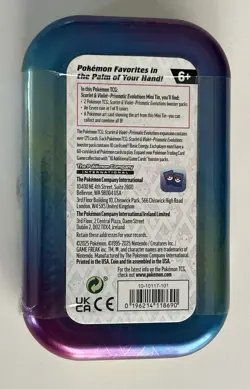 Pokemon TCG Scarlet Violet Prismatic Evolutions Jolteon Mini Tin New Sealed - Image 4