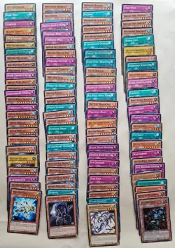 Yu-Gi-Oh 100 Bulk Card Lot, 1st Edition, Various Conditions, Konami - Image 1