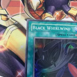 Black Whirlwind TU01-EN005 (V2) Super Rare VLP Edison Yugioh - Image 2