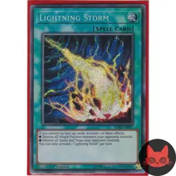 Yugioh Lightning Storm IGAS-EN067 Secret Rare 1st Edition NM - Image 1