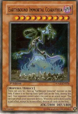 Earthbound Immortal Ccarayhua [SOVR-EN024] Ultra Rare Near Mint Unlimited - Yugi - Image 1