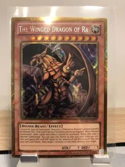 PGLD-EN031 The Winged Dragon of Ra - Gold Secret Rare - Yu Gi Oh - Image 1