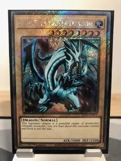 RA03-EN079 Blue-Eyes White Dragon - Platinum Secret Rare - 1st Edition - YuGiOh - Image 1