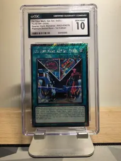 RA03-EN276 On Your Mark, Get Set, DUEL! - CGC10 - 1st Edition - YuGiOh - Image 1