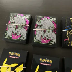 Pokemon Card Sleeves Lot w/ 151, Charizard UPC, Pikachu & Pokemon Center - Image 2
