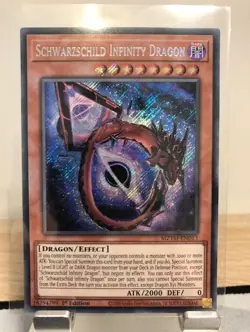 MZTM-EN013 Schwarzchild Infinity Dragon - Secret Rare - 1st Edition - YuGiOh - Image 1