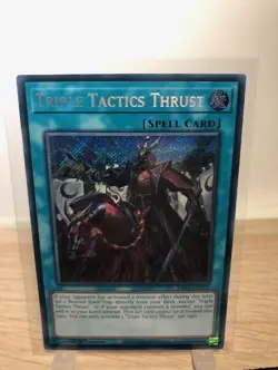 RA03-EN072 Triple Tactics Thrust - Secret Rare - 1st Edition - Yugioh - Image 1
