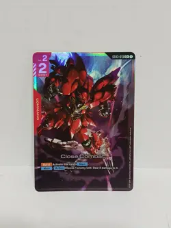 Close Combat Art Foil - ST03-013 C+ NM - Gundam TCG Card Game - Zeon's Rush - Image 1