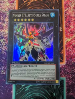 Yu-Gi-Oh! Number C73: Abyss Supra Splash DRLG-EN041 1st Edition Super Rare NM - Image 1