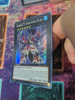 Yu-Gi-Oh! Number C73: Abyss Supra Splash DRLG-EN041 1st Edition Super Rare NM - Image 2