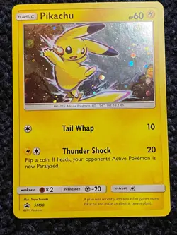 Pokemon TCG - Pikachu - Sun & Moon Promos - SM98- Excellent Condition - Holograp - Image 4