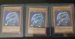 3x Blue-Eyes White Dragon CT13-EN008 Ultra Original SDK Kaiba Artwork YUGIOH NM - Image 1