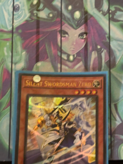 Yugioh 1x Silent Swordsman Zero Ultra Rare MINT 1st Edition LEDE-EN002 - Image 1