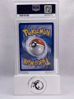 Pokemon 2012 Black & White Rayquaza EX Dragons Exalted Card 123/124 PSA 8 - Image 2