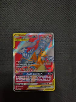 Reshiram & Charizard GX (Full Art) 194/214 Sm-Unbroken Bonds Holo perfect card - Image 2