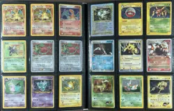 Vintage Pokemon Card Collection Lot Binder 72x Holos, WOTC, Charizards, ex's - Image 1