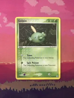 Pokemon Card Gulpin EX Hidden Legends Common 62/101 Near Mint - Image 1