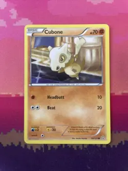 Pokemon Card Cubone Dragons Exalted Common 60/124 Near Mint - Image 1